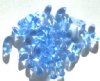 30 14mm Transparent Light Sapphire Angel Wings